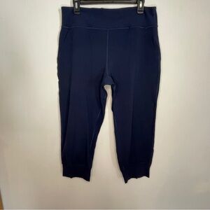 Lululemon Align Jogger Crop Navy Blue Yoga Active Workout Running Size 14